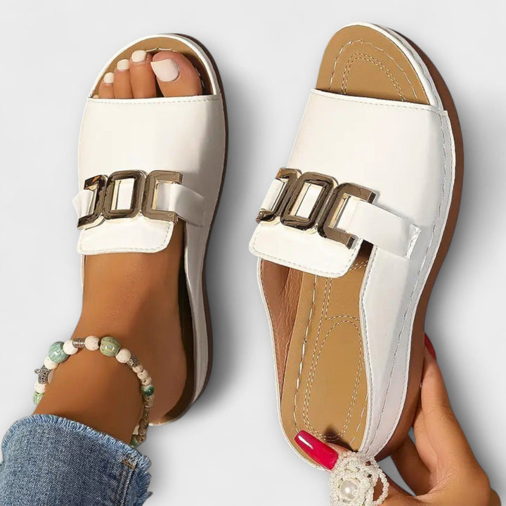 Tinsley – Buckled Slip-On Slides