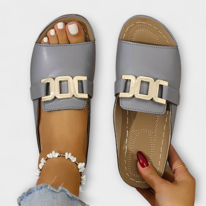 Tinsley – Buckled Slip-On Slides